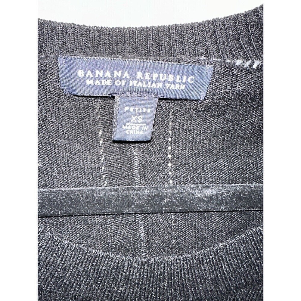 Banana Republic Sweater Womens Size XS Long Sleeve Crew Neck Wool Cashmere Blend - Picture 3 of 4